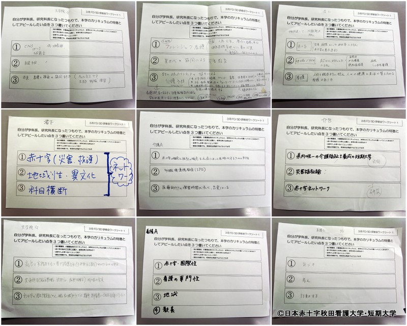 カリキュラムマップ作成ワークショップ