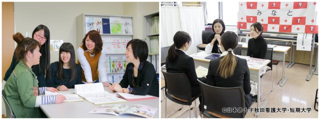 写真：ひとりひとりのキャリア支援