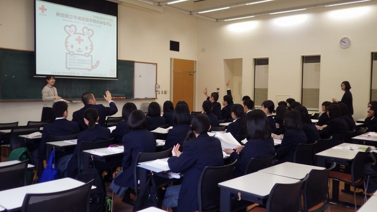 平成高校説明の様子