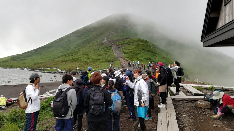 秋田駒ヶ岳にて登山実習を実施しました（2018.7.14）