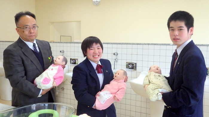 能代西高校の皆さんの見学がありました
