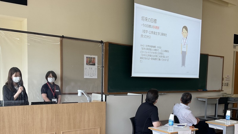 看護学部在学生からメッセージ