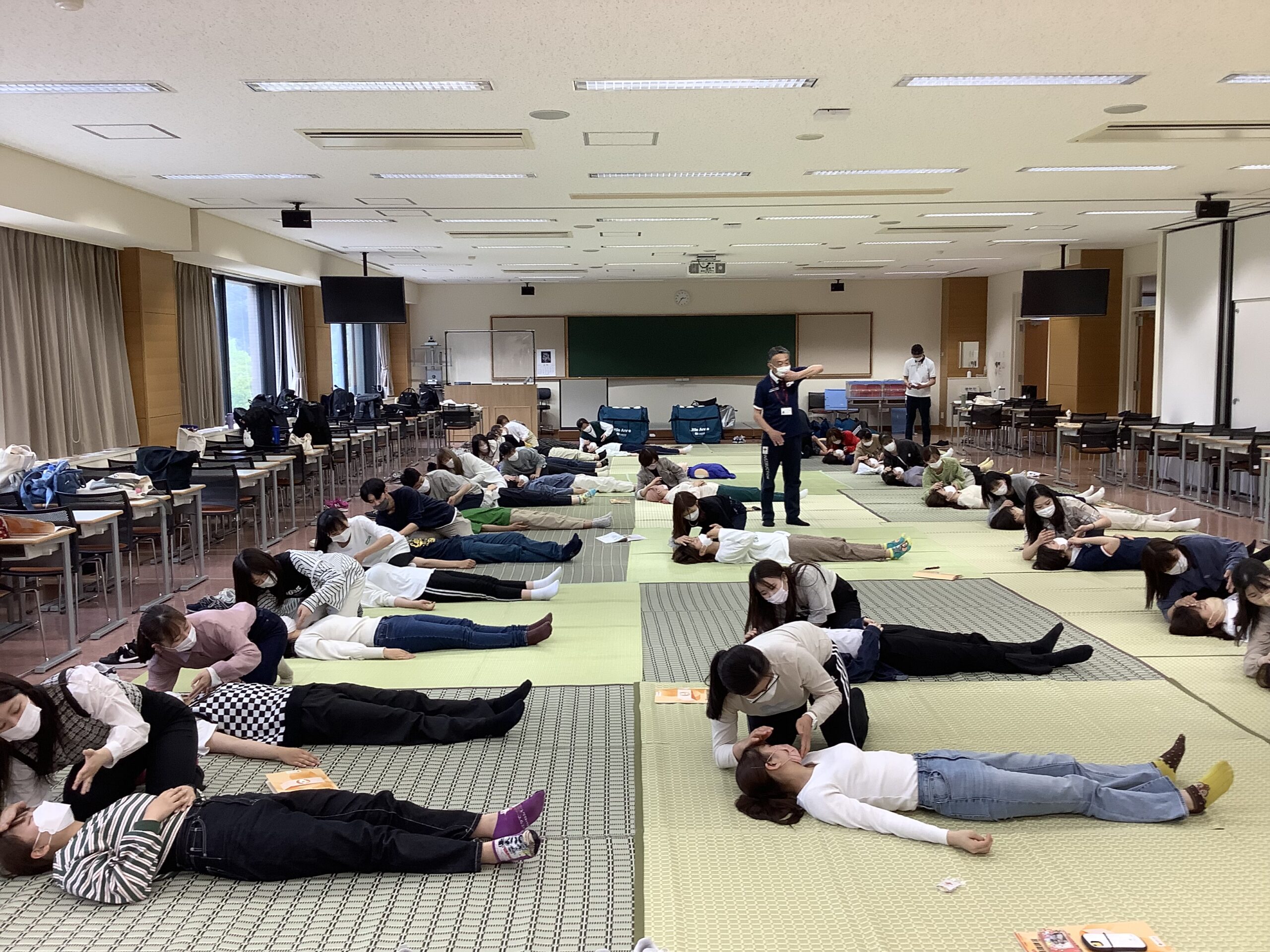 救急法基礎講習の様子