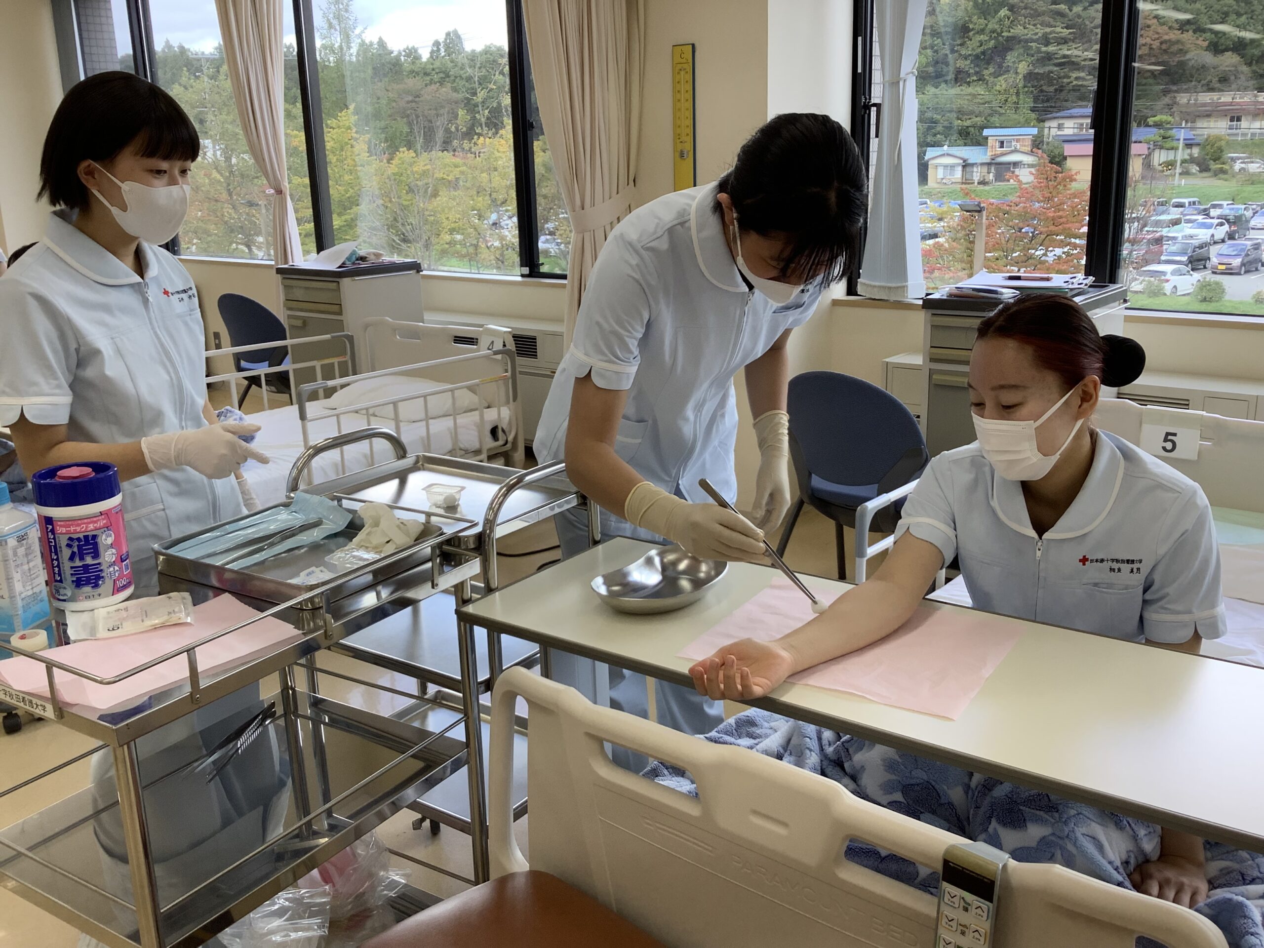 筋肉内注射の技術に関する演習